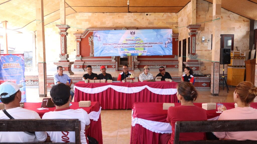 Perumda THB Dorong Warga Pangkungparuk Beralih ke Air Bersih Perpipaan