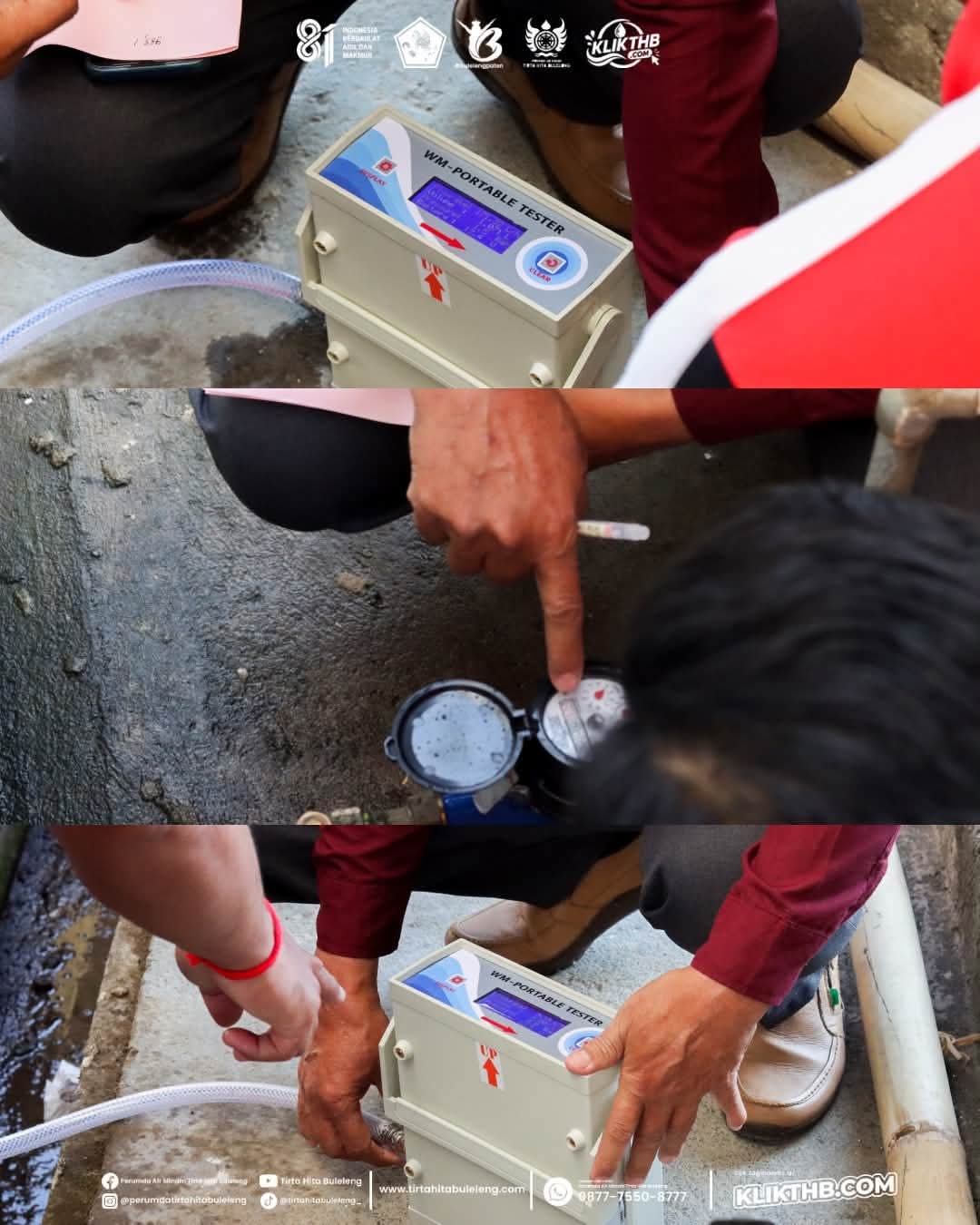 Demonstrasi Water Meter Portable Tester, Dukung Pemeriksaan Meter Pelanggan yang Lebih Akurat