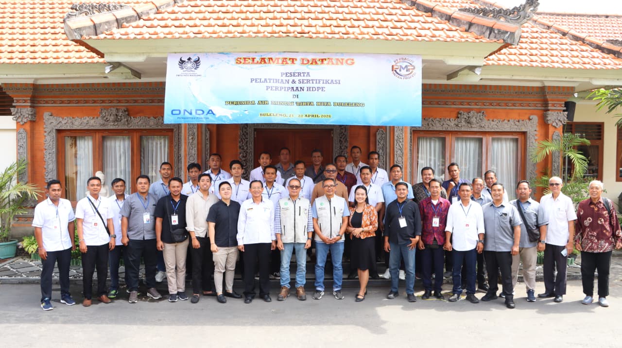 Perumda Tirta Hita Buleleng Gelar Pelatihan dan Sertifikasi Tera Meter Air, Hadirkan Peserta dari Seluruh Bali