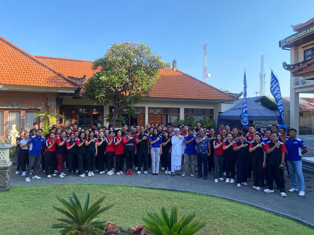 Gerak Bersama, Sehat Bersama. Maha Surya Motor Warnai Jumat Ceria di Perumda THB