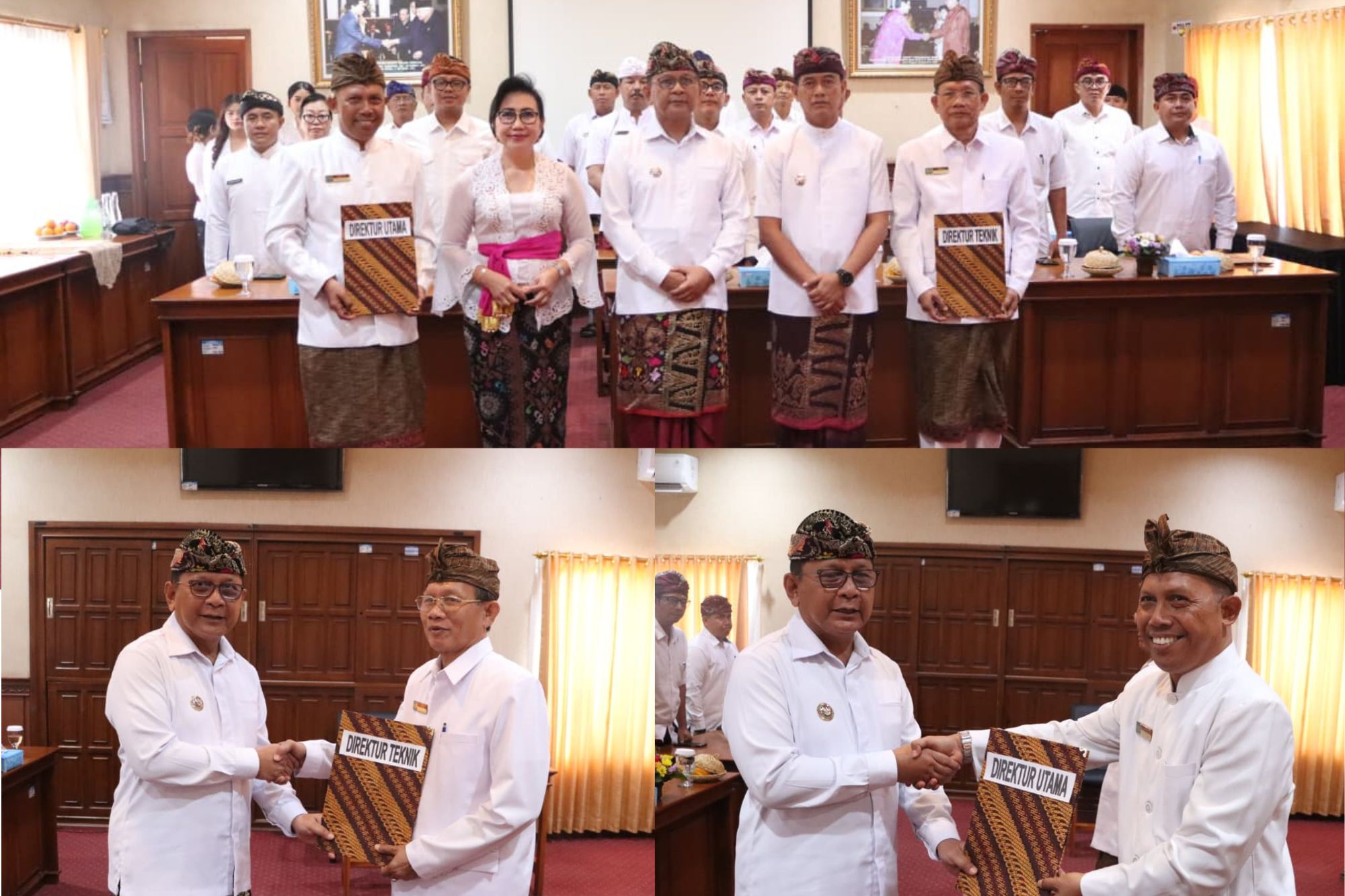 I Made Lestariyana dan I Nyoman Suwirta Kembali Dipercaya Pimpin Perumda Air Minum Tirta Hita Buleleng Periode 2026–2031