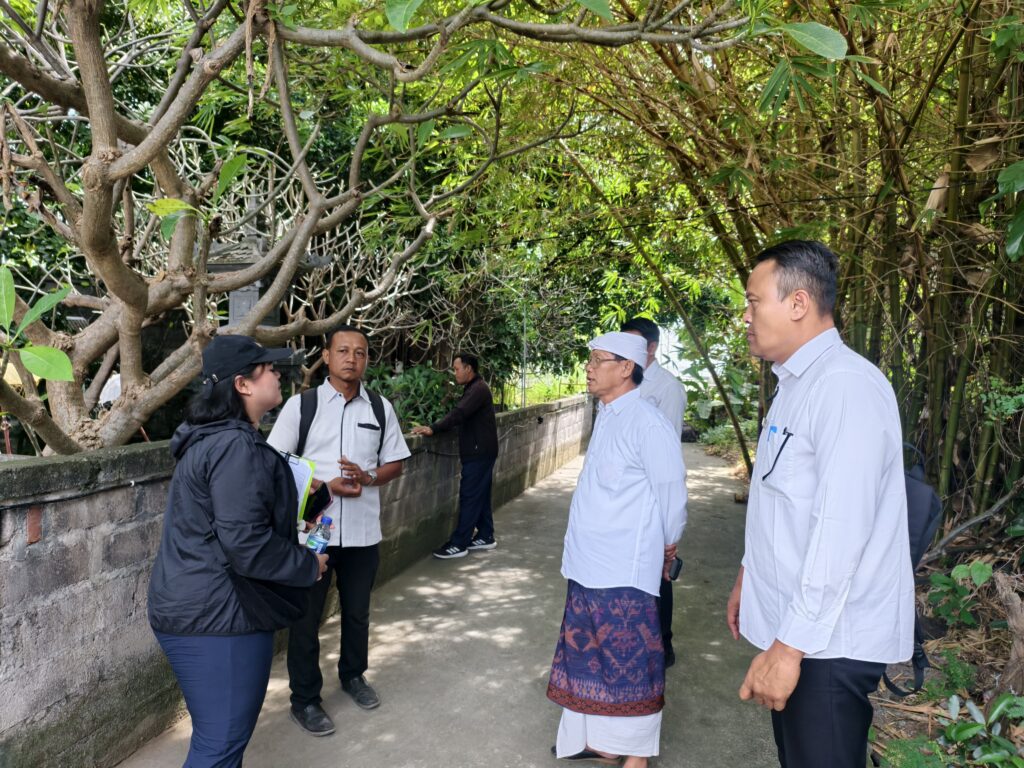 Tim BWS BALI-PENIDA Lakukan Kunjungan Lapangan Terkait Pengusahaan Pengambilan Air Pada Mata Air Camplung