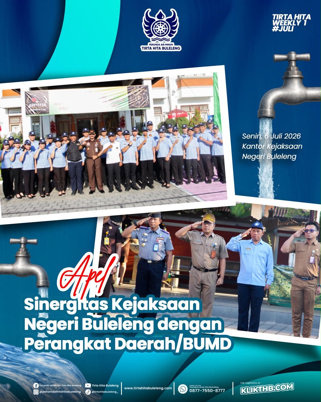 Apel Sinergitas Kejaksaan Negeri Buleleng Bersama Perangkat Daerah dan BUMD Perkuat Kolaborasi.