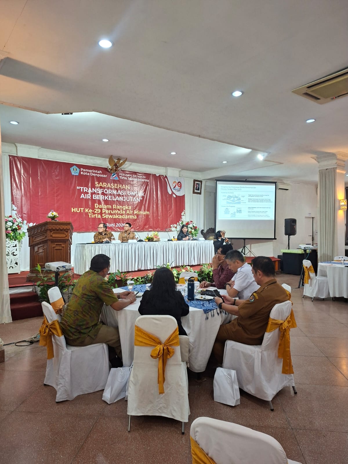 Perumda Tirta Sewakadarma Gelar Sarasehan, Usung Tema Transformasi untuk Air Berkelanjutan
