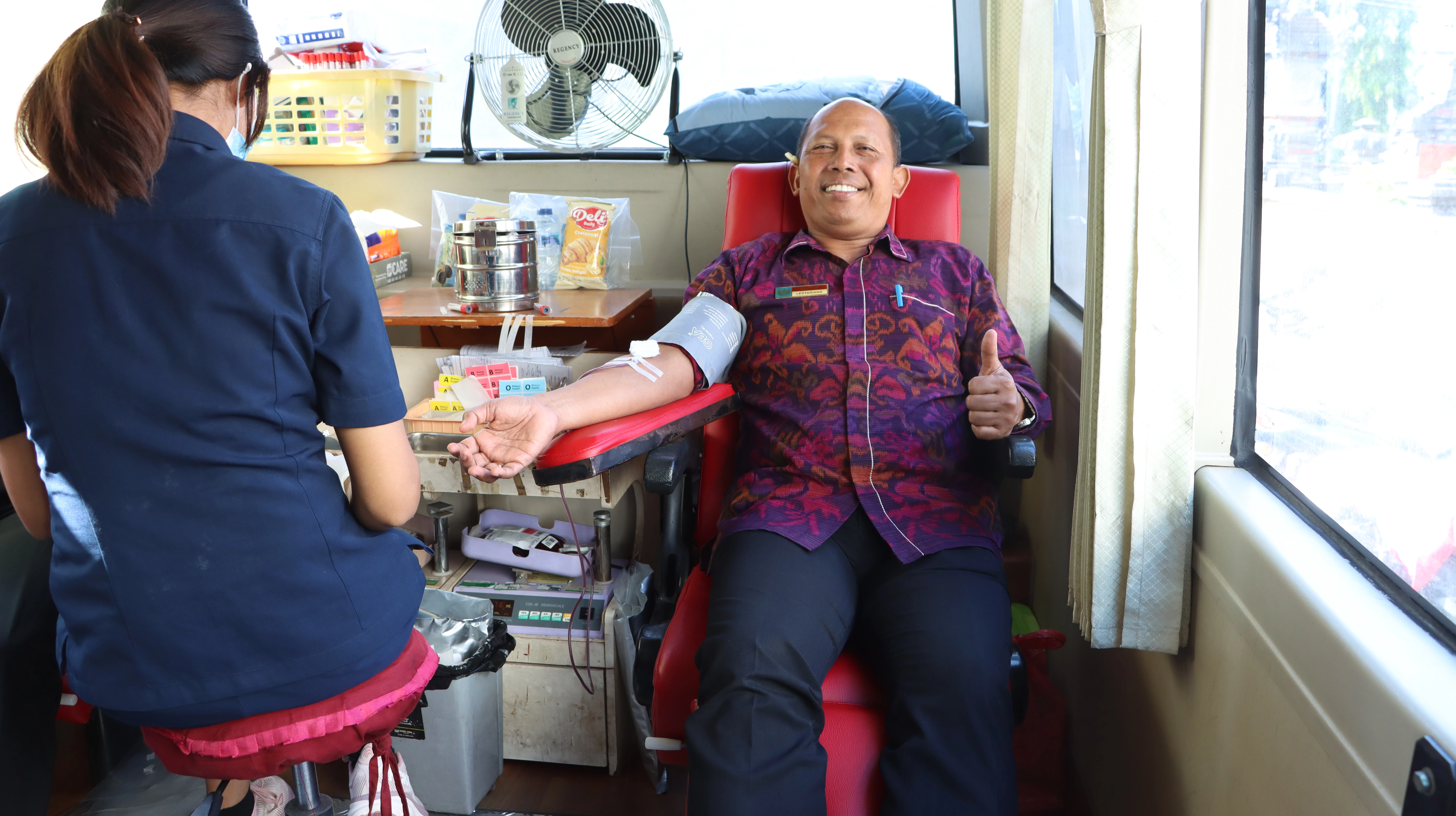 Semarak HUT Perumda, Donor Darah Digelar di Kantor Pusat Tirta Hita Buleleng