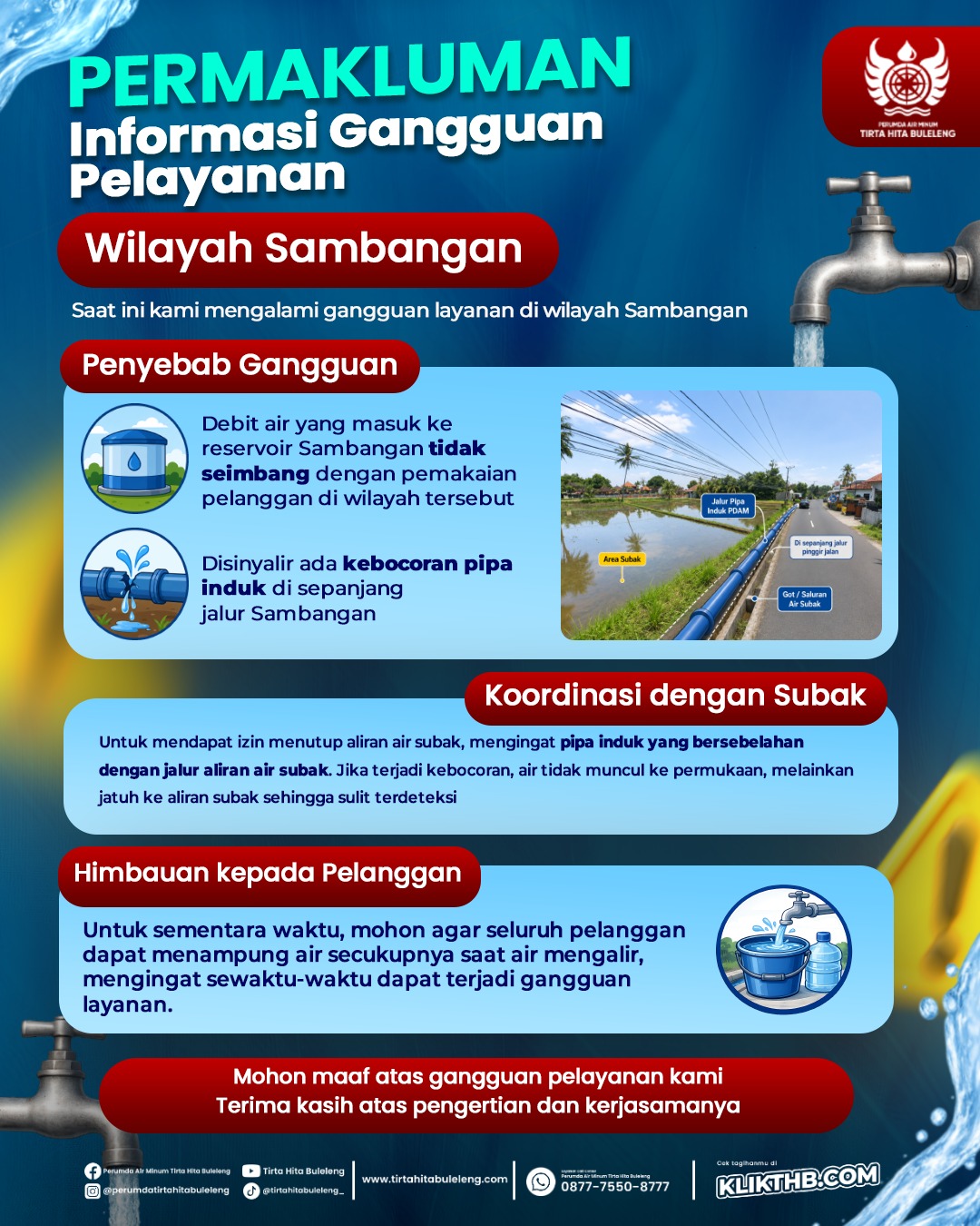 Pengumuman Gangguan Pelayanan