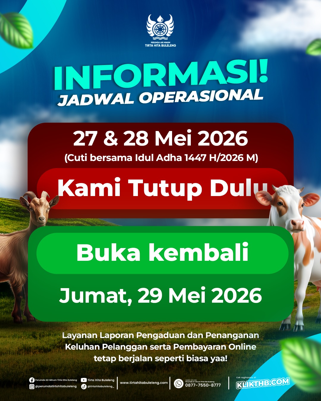 INFORMASI Jadwal Pelayanan