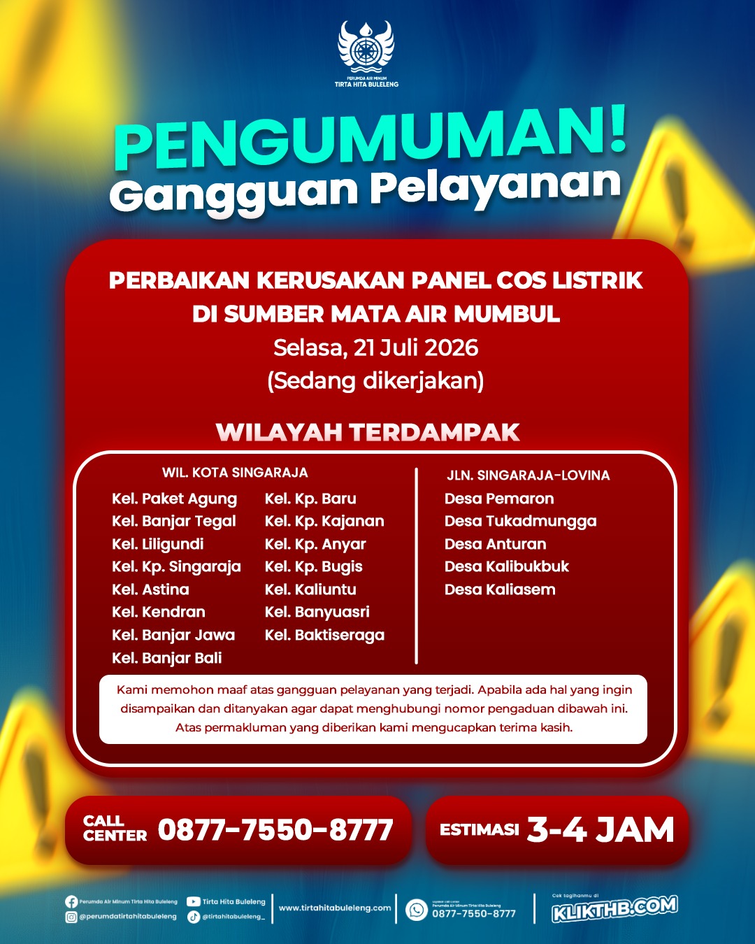 Gangguan Pelayanan