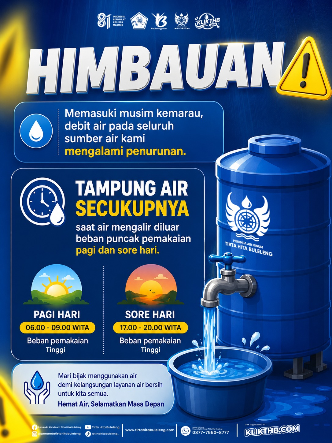 HIMBAUAN Penurunan Debit Air